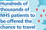 Hundreds of thousands of NHS patients to be offered the chance to travel